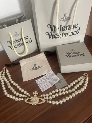 Collar Vivienne Westwood Orb Perlas