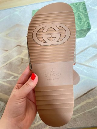 Sandali Gucci Donna Beige/Marrone