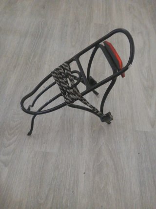 Parrilla Bicicleta Plegable Negra