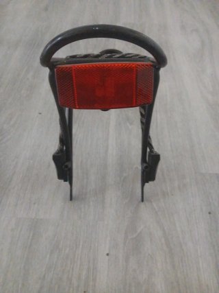 Parrilla Bicicleta Plegable Negra