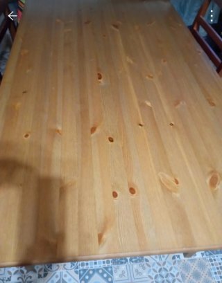 Mesa grande de madera