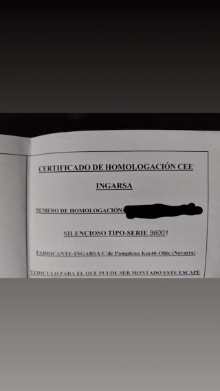 INGARSA Homologado Silencioso con 50 km