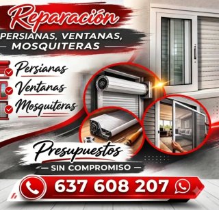 ​Reparación de persianas, ventanas y mosquiteras