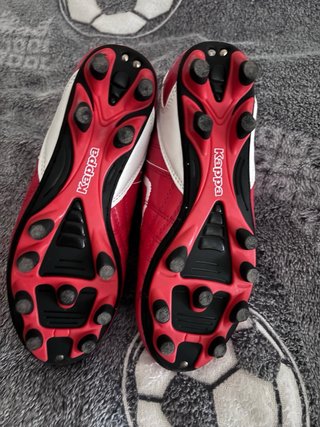 Botas de fútbol Kappa rojas 34