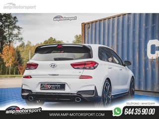 DIFUSOR TRASERO HYUNDAI I30 N 2017-- NEGRO MATE