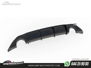 DIFUSOR TRASERO HYUNDAI I30 N 2017-- NEGRO MATE