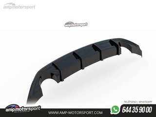 DIFUSOR TRASERO HYUNDAI I30 N 2017-- NEGRO MATE