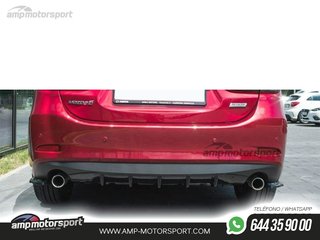 DIFUSOR TRASERO MAZDA 6 GJ 2014-2017 LOOK CARBONO