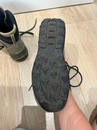 Botas de montaña Forclaz marrones y grises