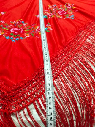 Mantoncillo Flamenco Bordado Multicolor