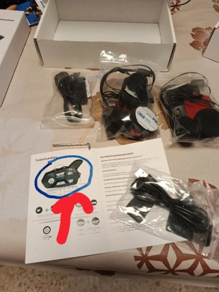 WAYXIN T2 Intercomunicador Bluetooth Casco Moto
