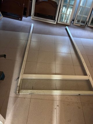 Puerta exterior aluminio doble hoja