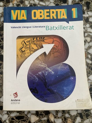 Valencià, llengua i literatura, batxillerat, 1