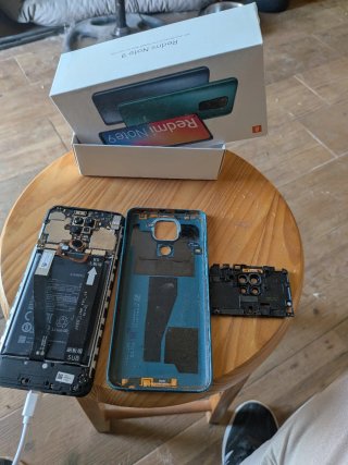 Redmi Note 9 schermo rotto