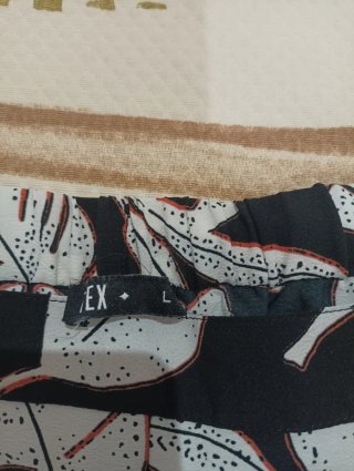 Pantalones Verano Mujer Estampado Hojas
