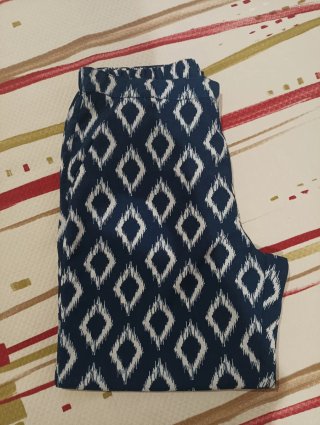 Pantalones Verano Mujer Estampado Hojas