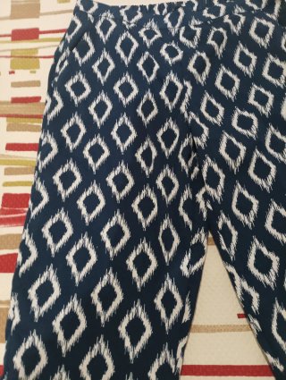 Pantalones Verano Mujer Estampado Hojas
