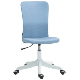 Silla de Oficina Azul con Ruedas