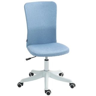 Silla de Oficina Azul con Ruedas