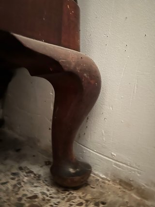 Armario antiguo madera espejos cajones
