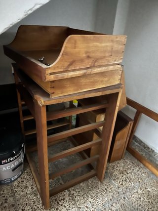 Armario antiguo madera espejos (hasta 30/06)