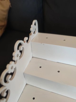 Exhibidor de madera  para brochetas de chuches
