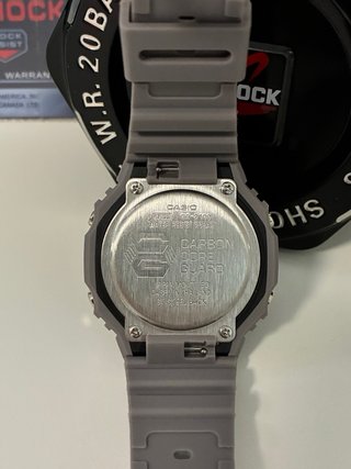 Reloj G-Shock GA-2100FL-8A Gris Naranja
