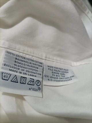 Camisa Polo Ralph Lauren Blanca XXL