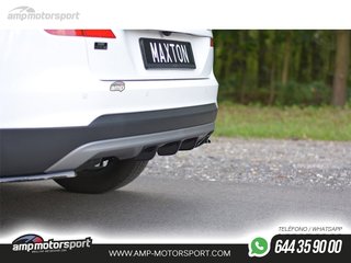 DIFUSOR TRASERO HYUNDAI TUCSON 2018-- NEGRO BRILLO