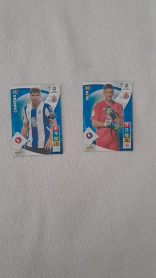 Lote cromos RCD Espanyol Adrenalyn XL