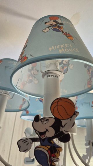 Lámpara infantil Disney Mickey Mouse