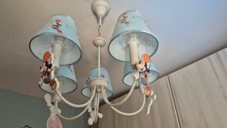 Lámpara infantil Disney Mickey Mouse
