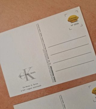 Set 2 cartoline vintage Calvin Klein Jeans