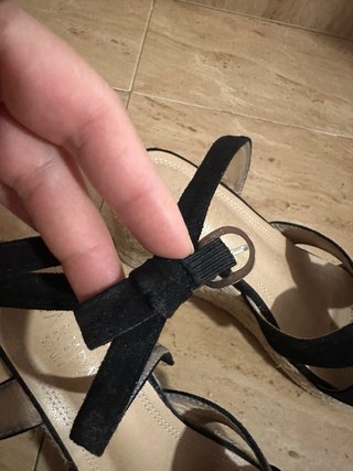 Cuñas negras talla 40