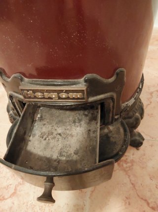 Estufa leña Hergom Vintage Marrón Negra