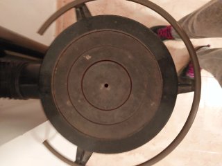 Estufa leña Hergom Vintage Marrón Negra