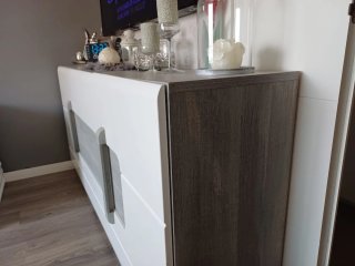 Mueble de comedor moderno blanco