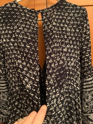 Vestido Billabong T.XS Negro y Blanco