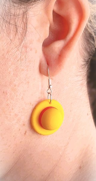 Pendientes Sombrero de Paja Luffy One Piece