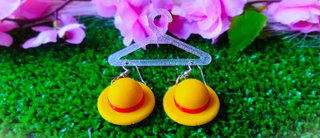 Pendientes Sombrero de Paja Luffy One Piece