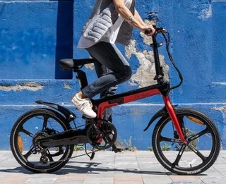 Bicicleta Eléctrica Plegable Youin Oslo Roja