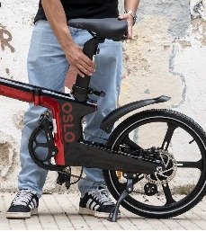 Bicicleta Eléctrica Plegable Youin Oslo Roja