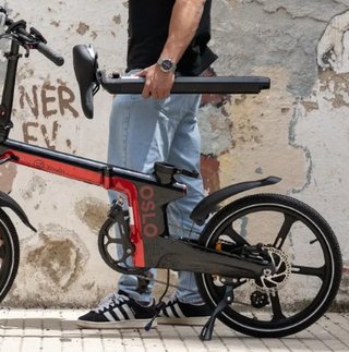Bicicleta Eléctrica Plegable Youin Oslo Roja