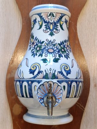 Fuente de pared o aguamanil francés cerámica