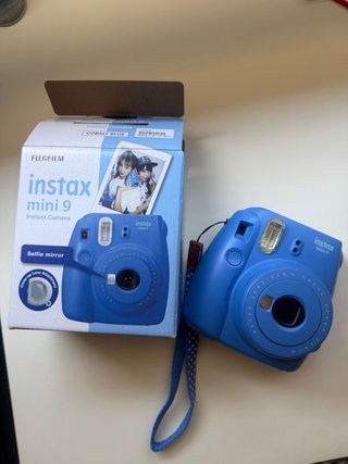 Cámara Fujifilm Instax Mini 9 Azul Cobalto