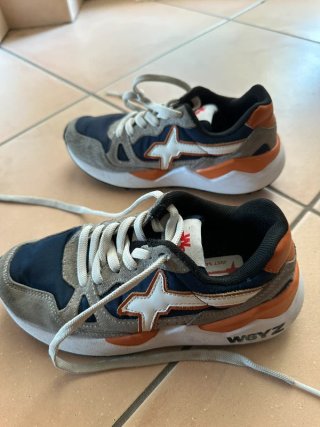 Scarpe Bambino W6YZ Blu/Grigie