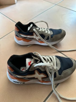 Scarpe Bambino W6YZ Blu/Grigie