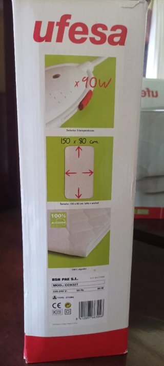 Manta eléctrica Ufesa