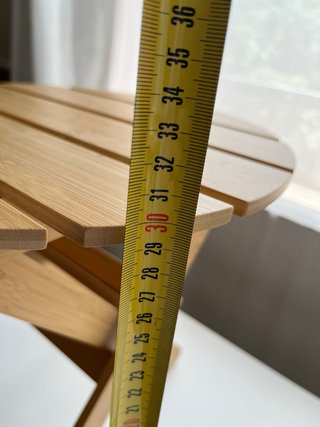 Mesa Auxiliar Bambú Ikea VILDAPEL