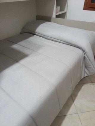 Trapunta matrimoniale grigio